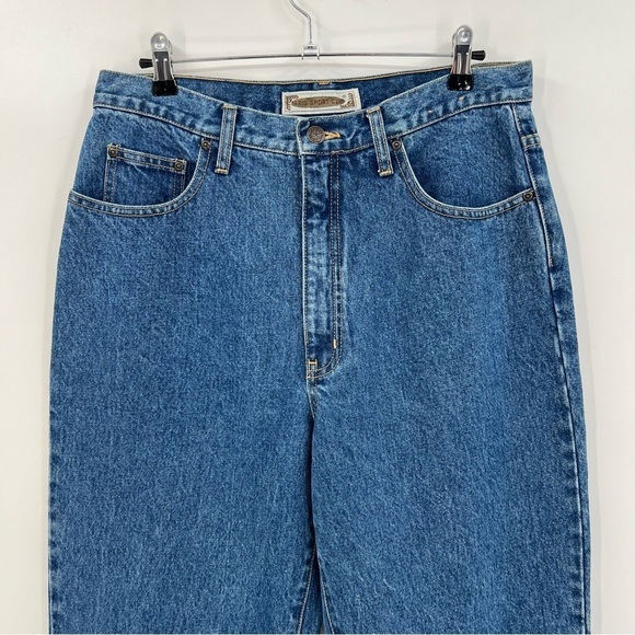 Paris Sport Club Vintage 80 90’s 100% Cotton High Rise Mom Tapered Leg Size 14 - Picture 7 of 10